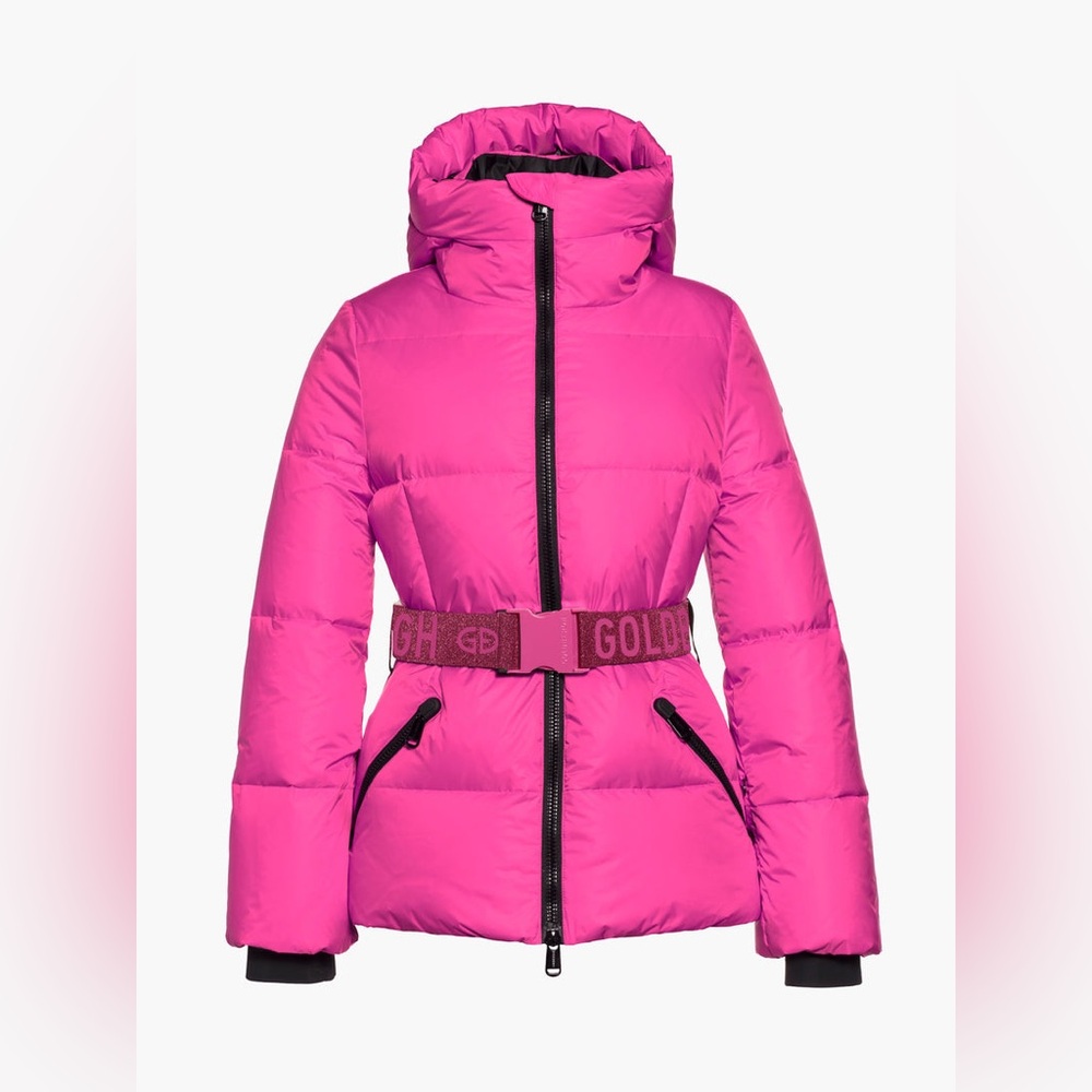 Goldbergh Vibrant Pink Ski Jacket with Belt